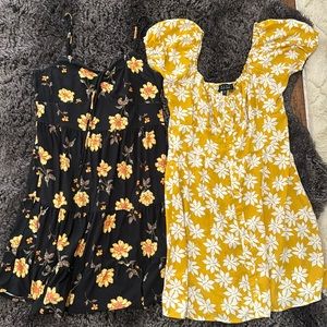 Two Semi floral dress both Large
